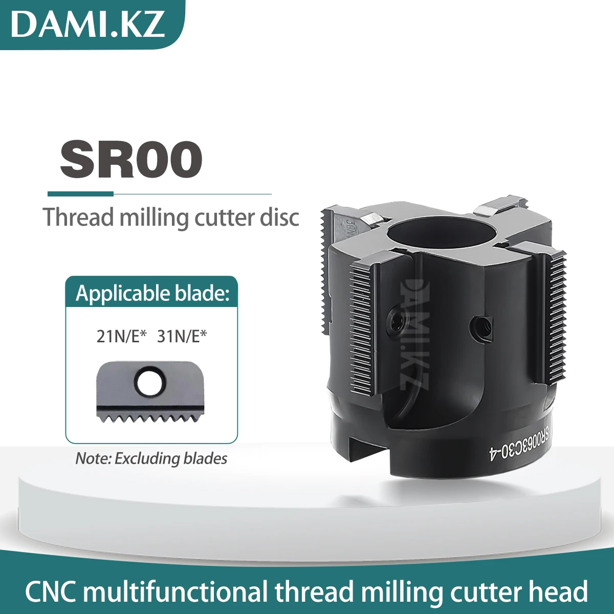 

CNC Lathe SR0063 80 100Multi Tooth Thread Milling Cutter Disc C21 30 D30 40Internal And External Thread Comb Milling Cutter Disc