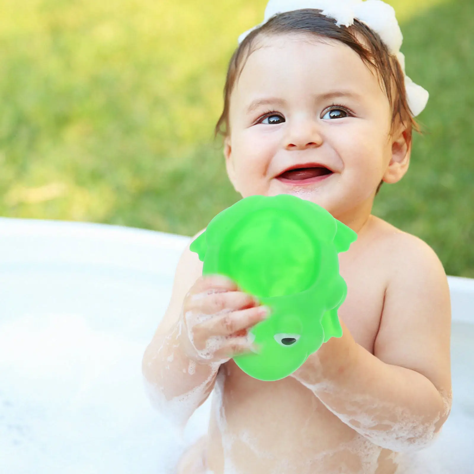 4Pcs Frog Bath Water Play Set Cute Baby Shower Frogs for Bath Shower Entertainment Kids Frog Toy Baby Bathing Swimming Toy