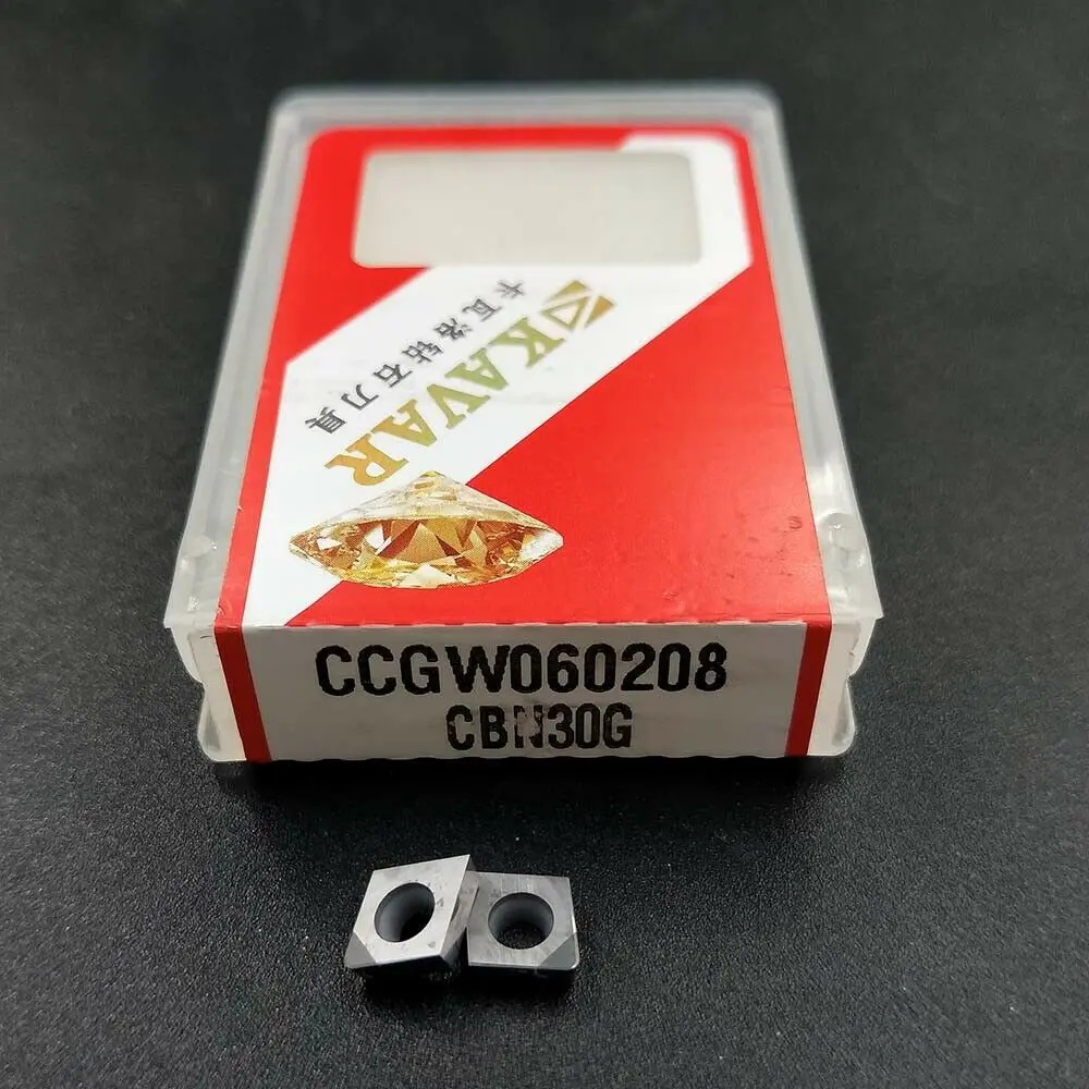 2pcs CCGW060208 CBN30 CCGT21.52 High hardness CNC nitride diamond inserts