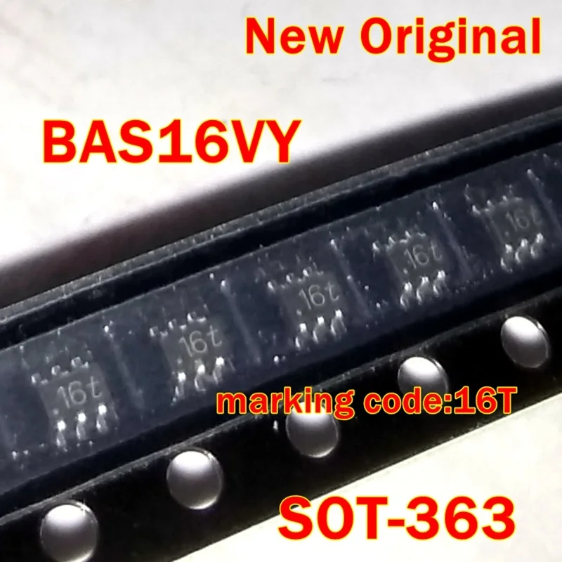 

10Pcs to 500Pcs Bas16Vy Sot-363 New Original Marking Code:16T