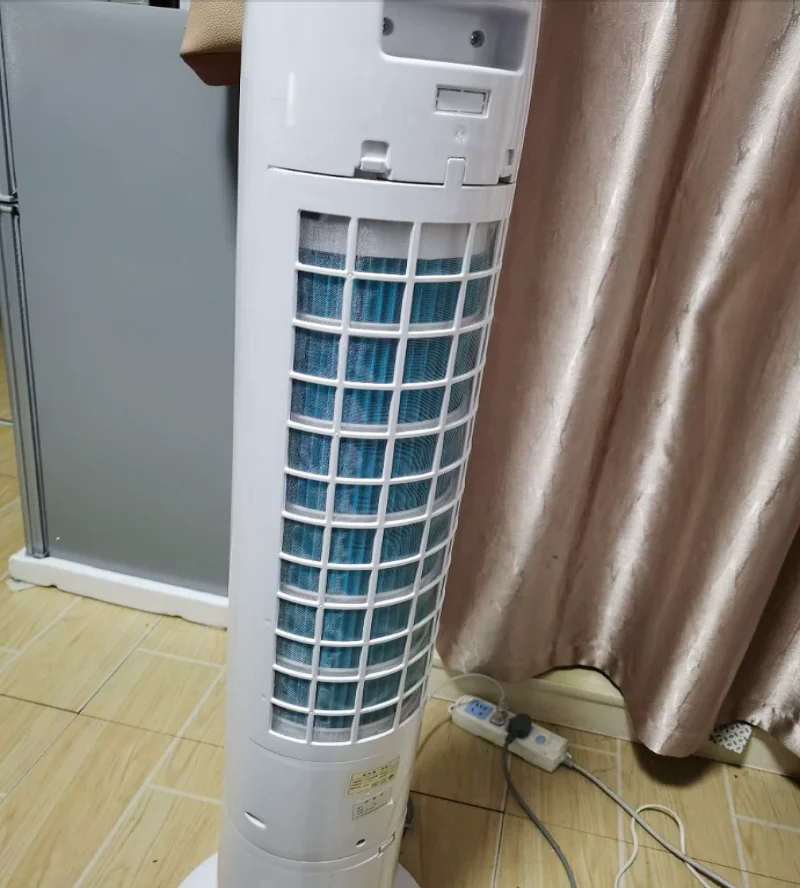 220V Portable Air Conditioning Fan with No Blades, Longhorn Cooler for Home, Office and Bedroom EA