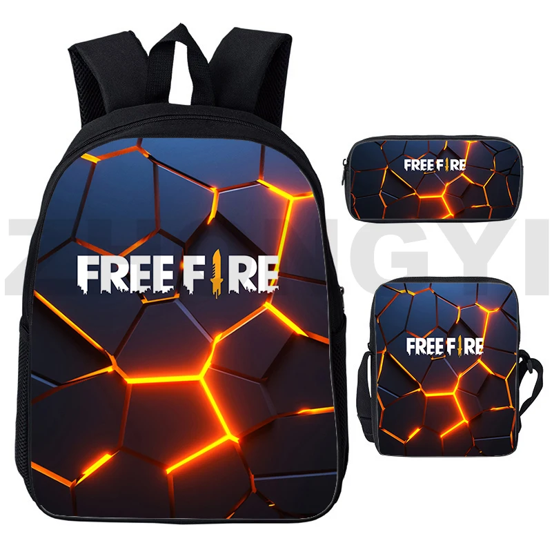 3D Print Free Fire Garena Backpack Men School Bags for Teenager Girls Boys Free Fire Game Anime Bookbag Rucksack Kindergarten