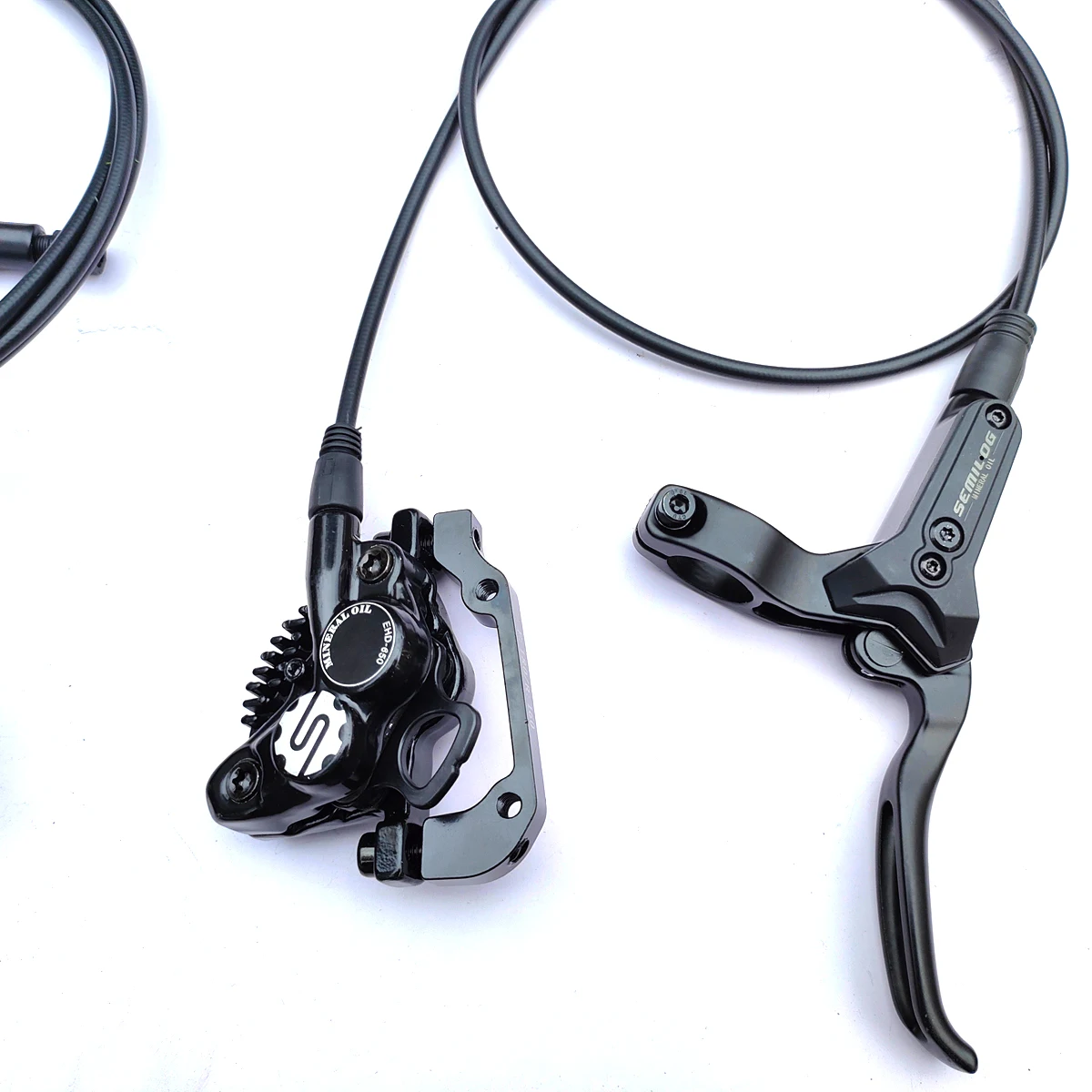 95/185cm Length Cable, 4-Piston Bicycle Hydraulic Brake,  Mountain Bike, Scooter Brakes