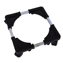 Removable Universal Roller Refrigerator Base Stand Bracket Fridge Trolley Stand Rack for Home Kitchen