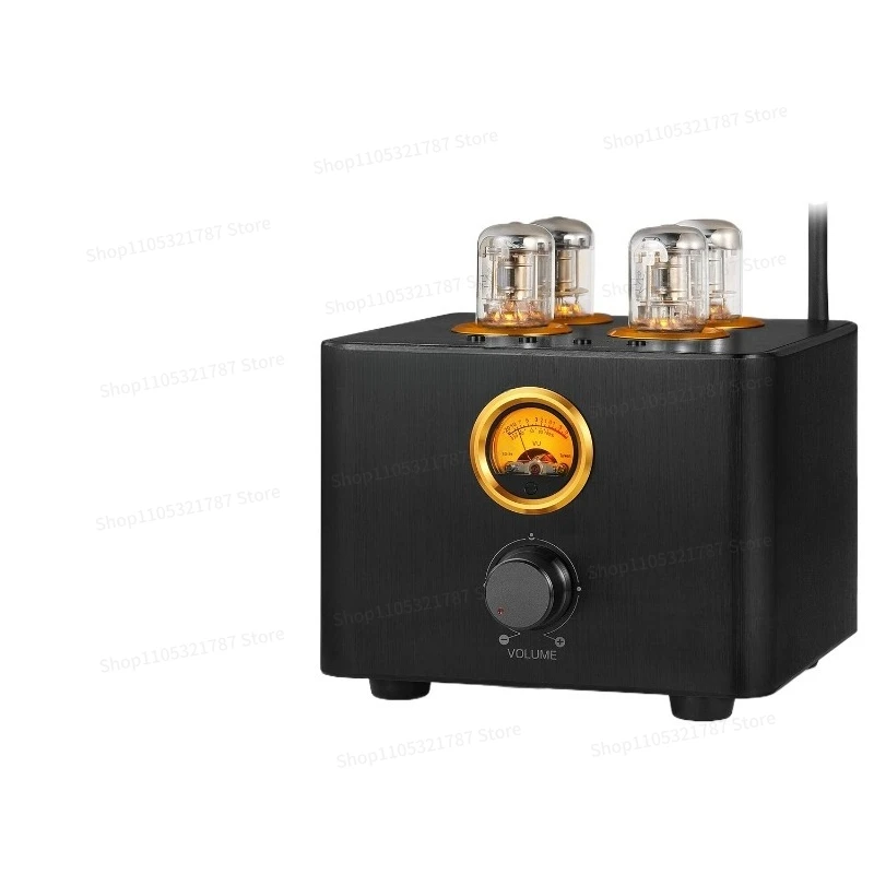 For Retro Bluetooth 5.0 Bile Vacuum Tube Power Amplifier USB DAC Fiber Coaxial Full Decoder All-in-One Machine