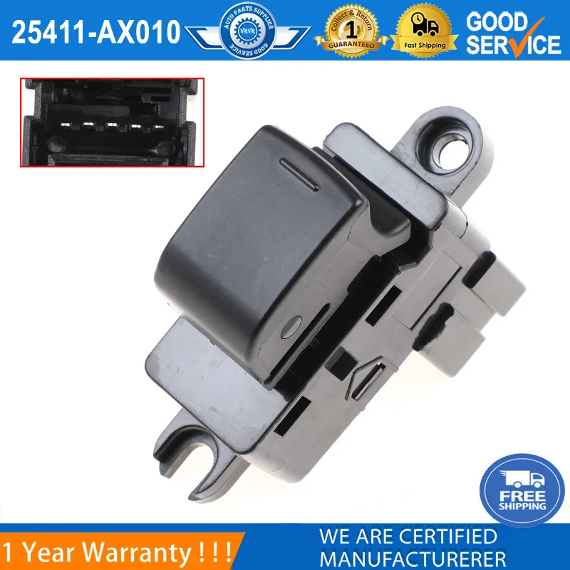 

Power Master Window Switch for Nissan Rogue Murano Tiida Navara 25411-AX010 -
