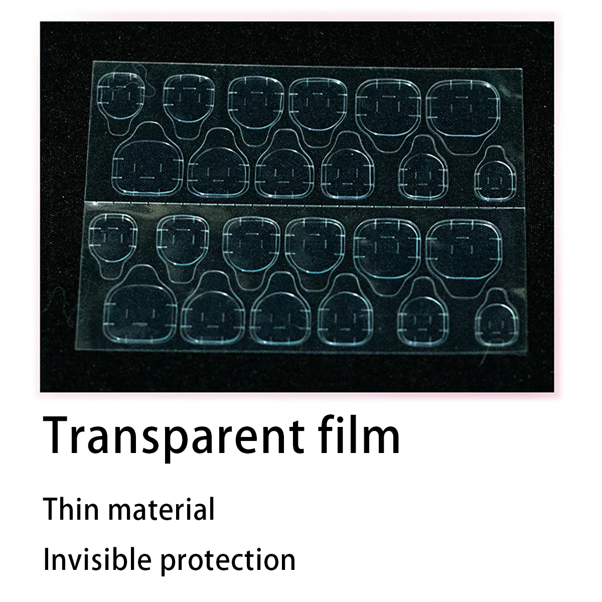 120 Stück falsche Nägel Aufkleber transparente doppelseitige Klebebänder Aufkleber drücken auf gefälschte Nagels pitzen Verlängerung aufkleber