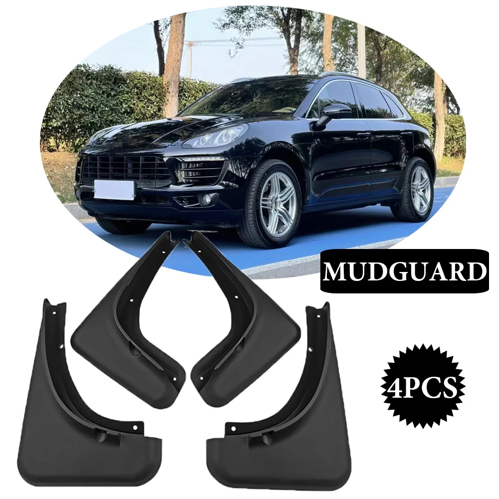 

Front Rear Mud flaps For Porsche Macan 2014-2021 Mudguards Fenders Mud flap splash Guard Fender Car Accessories