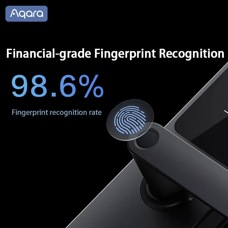 Aqara Smart Door Lock N100 N200 Fingerprint Bluetooth Password NFC Key Total 7 Unlock Ways Work Apple HomeKit Home