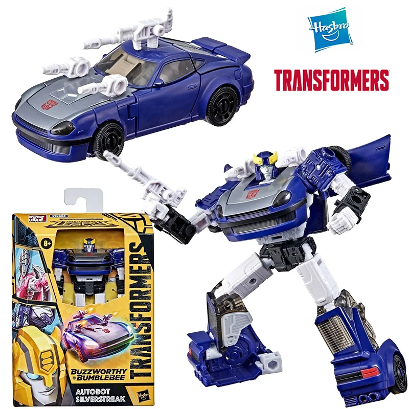 Hasbro Transformers Legacy Silverstreak Buzzworthy Bumblebee 12Cm Deluxe Class Original Action Figure Model Toy Gift Collection