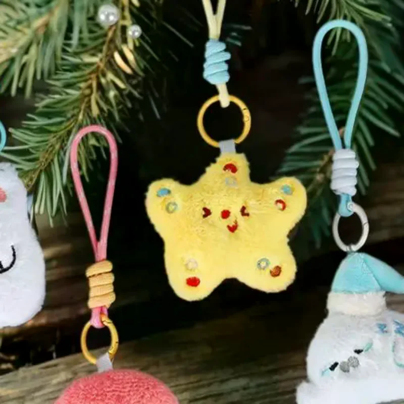 

Cute Ocean Animal Plush Doll Mascot Stuffed Toys Keychain Pendant Lanyard Bag Hanging Ornaments Backpack Charm Keyring Kids Gift