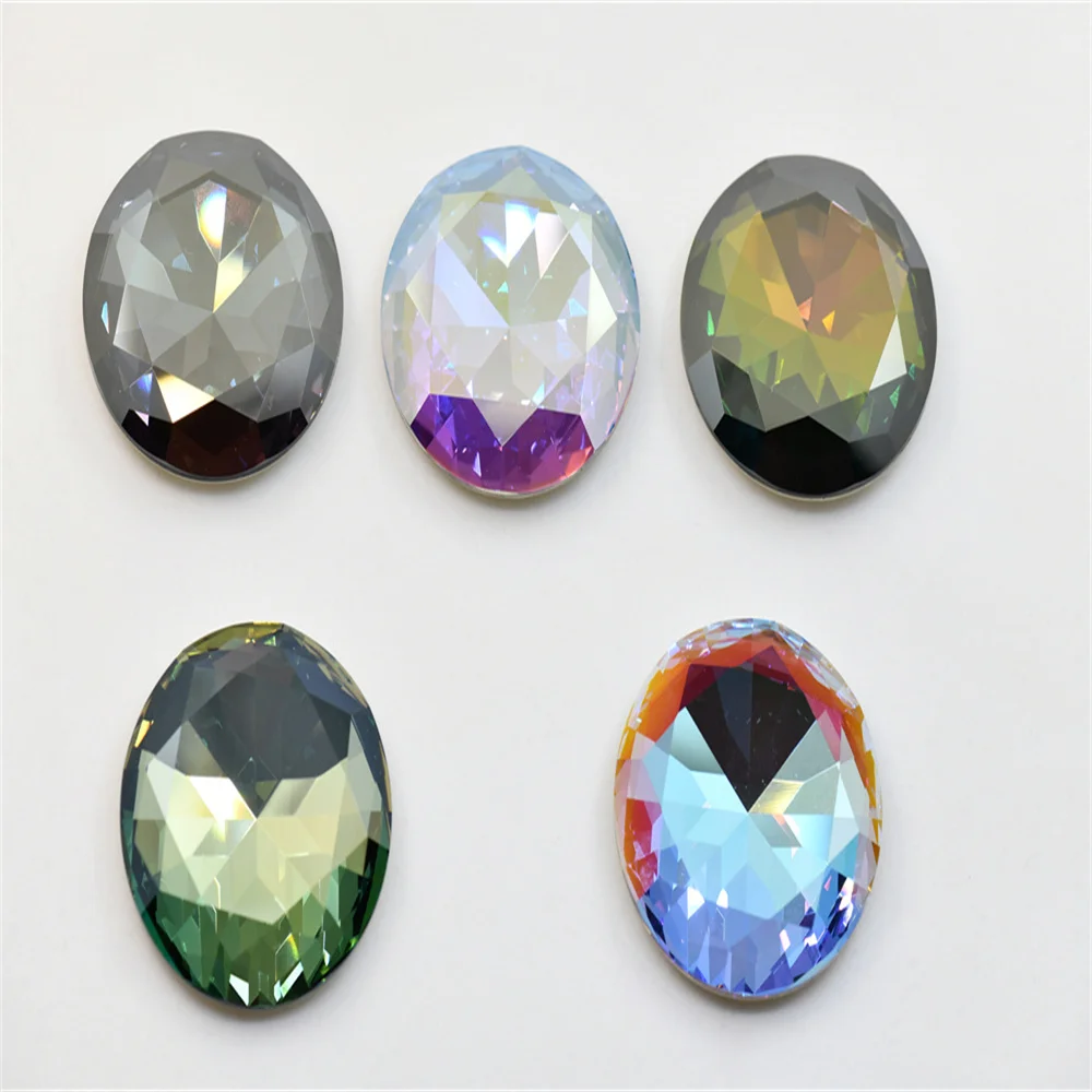 2PCS 50mm k9 Large Crystal Round Glass Rhinestones Jewels Making