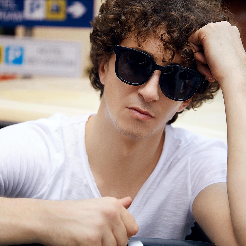 

New Style Listen Music and Make Calls Fast Charging Wireless Smart Sunglasses Waterproof bluetooth Blue Light Glasses