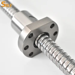 High quality 1pcs 16mm left hand thread ballscrew SFU1605  L=500mm+1pcs SFU1605 Ball nut without end machined for CNC Part