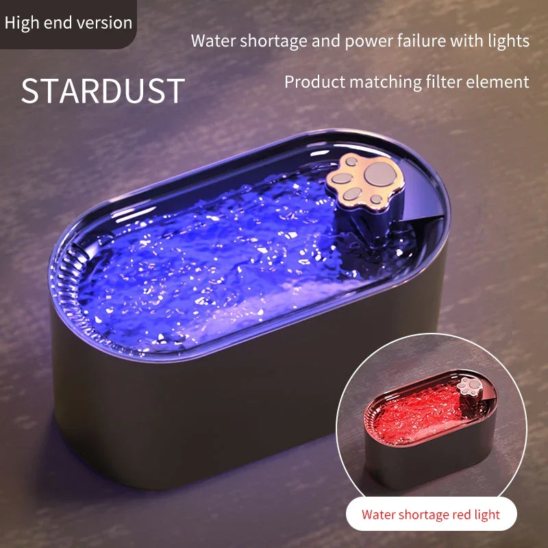 3L Intelligent Cat Water Fountain, Automatic Pet Water Fountains, Ultra Quiet Pump, Cat Drinking Water Dispenser Bowl