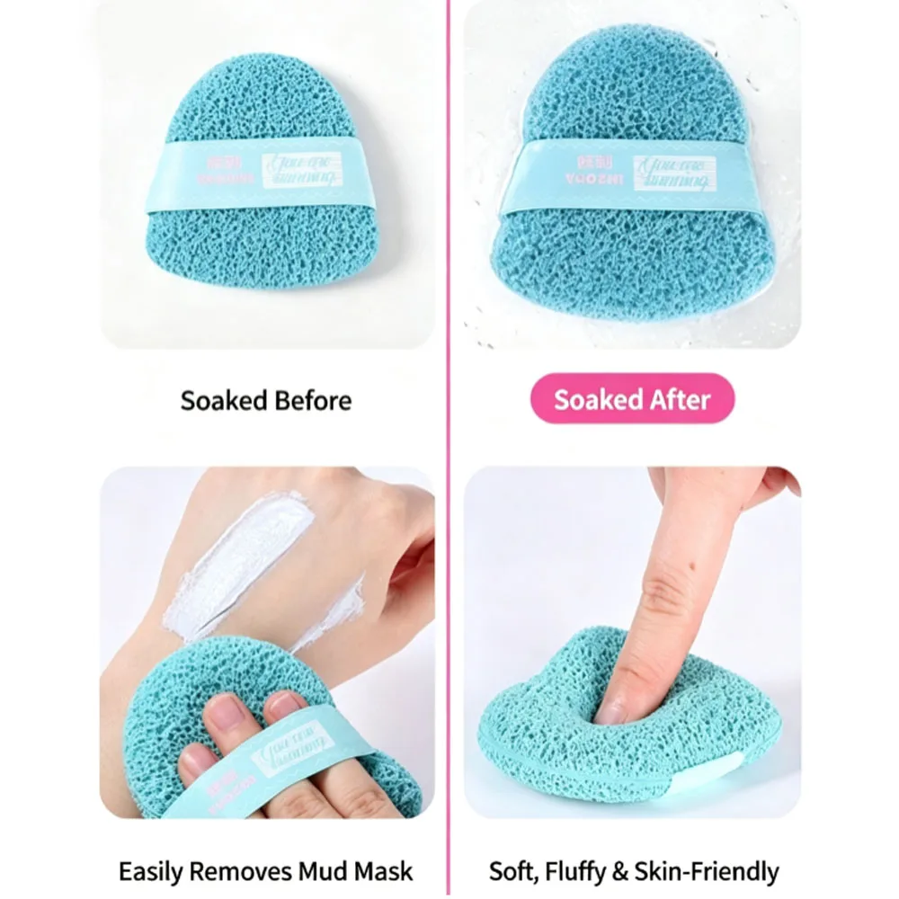 YAOZHI Ultra Thick And Super Large Sponge Cleanning And Face For Cleaning Mud Filmand Daily Face Washing Power Puff Makeup Tool