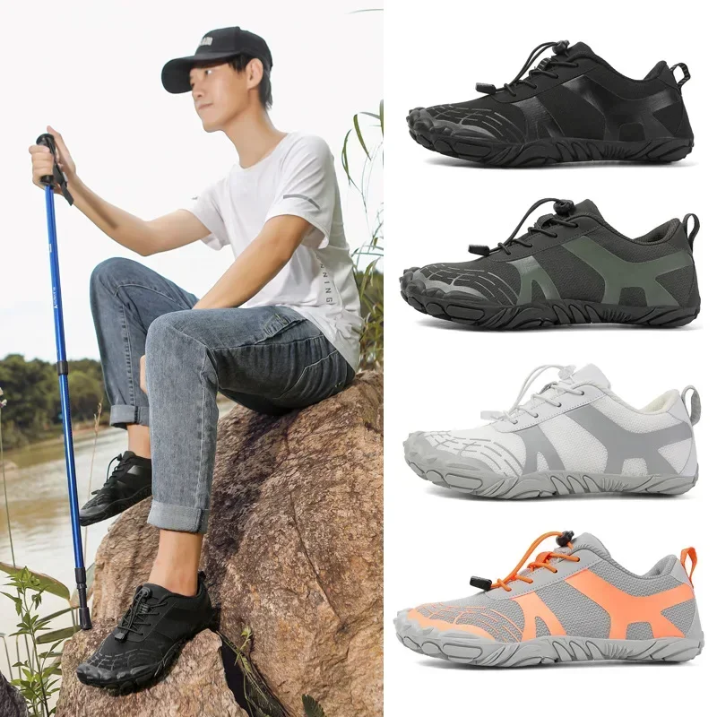 Unisex Outdoor Non-slip Interference Water Beach Game Shoes Couples Swimming Shoes Men Aqua Shoes Women Large Size Gym Footwear