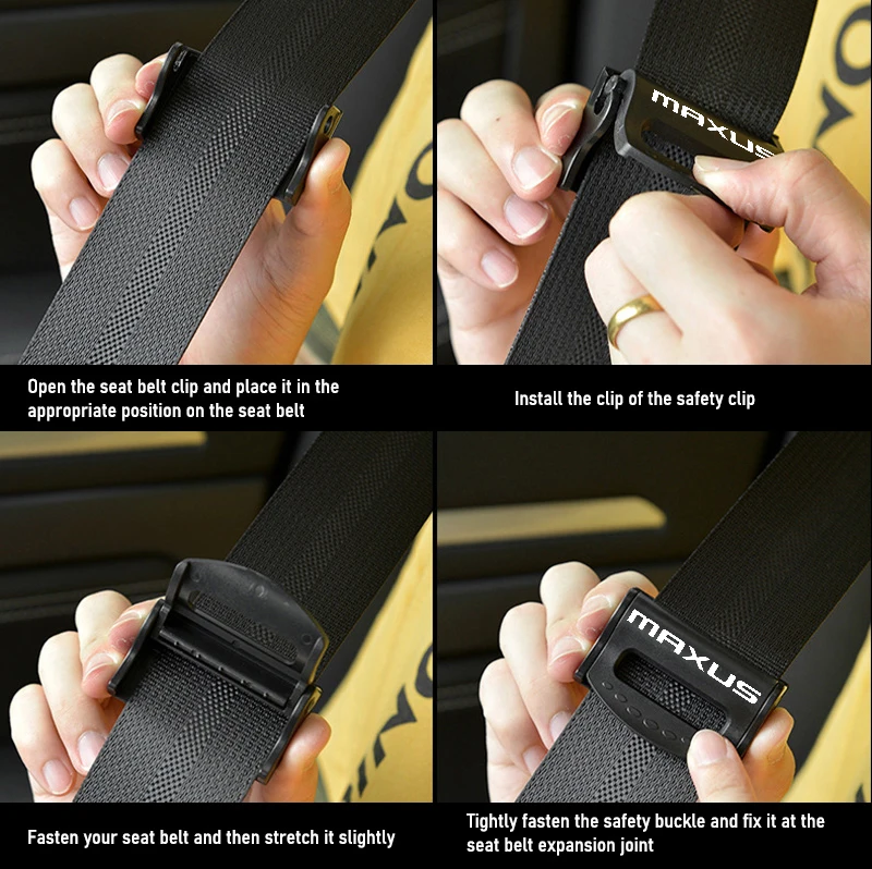 For Maxus Car Safety Belt Stopper Buckle Clip Seat Belt Fixing Limiter Clips Auto Accessories MIFA 9 T60 T90 EV eDeliver 9 7 5 3 view 6