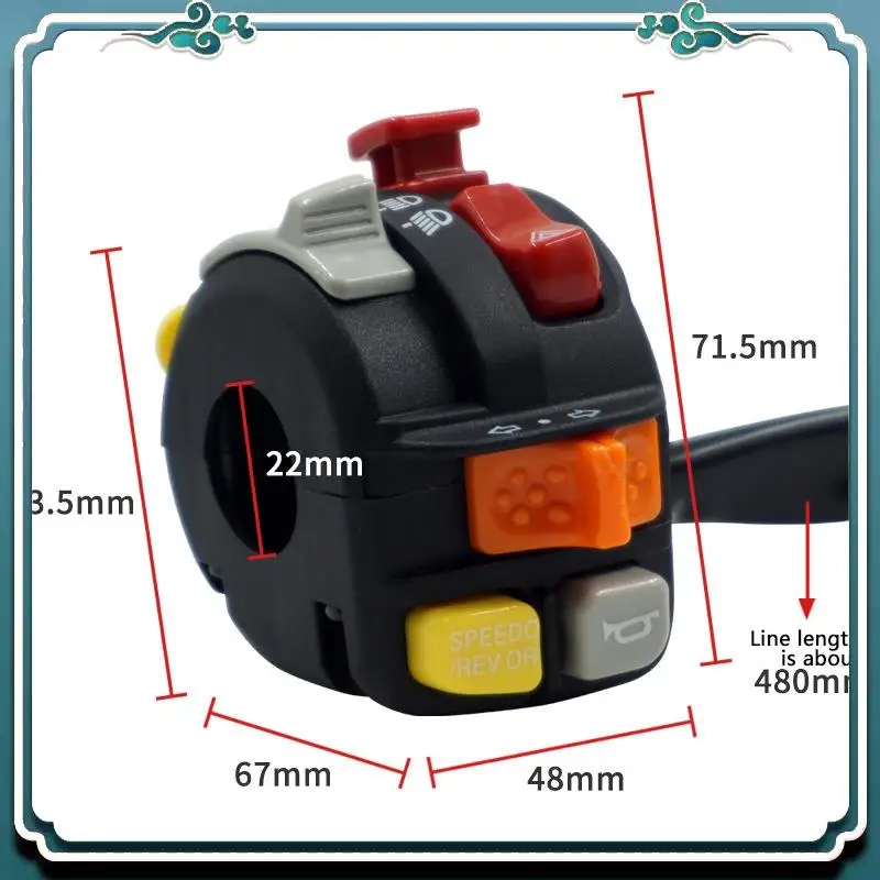 ABTU-ATV Left Handle Switch Handlebar Switch Suitable For Polaris 500 850 Forest 570 Forest/Quad 330 550 850 1000 4012435