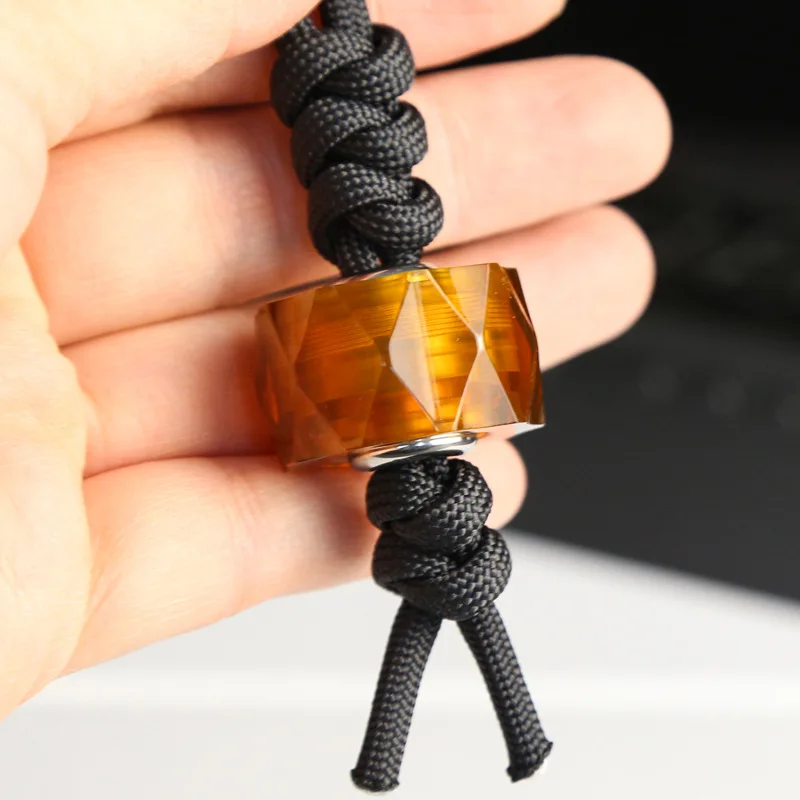 Mini Fidget Spinner couteau toupie pointe gyroscope EDC soulager le Stress jouet bricolage lignes de Suspension pendentif antistresse