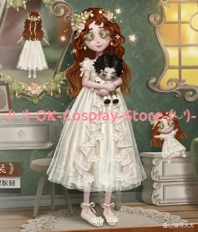 Game Identity V Euridice Little Girl Cosplay Costume Women Cute Dress Hallween Carnival Uniform Anime Clothing Custom Made