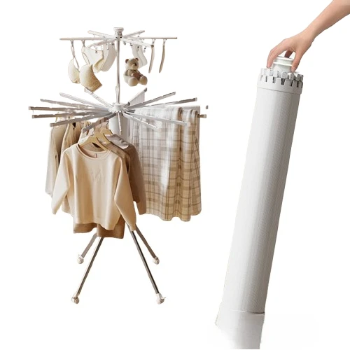 

Folding drying rack, indoor, household, installation-free, removable drying rack