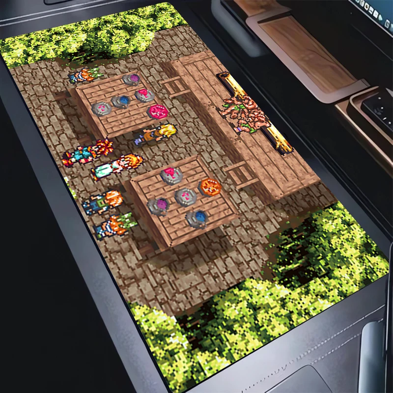 Muismat Laptop Pixel Art Forest HD Print Muismat Computer Anime C-chrono Trigger Toetsenbord Pad PC Gaming Gamer Bureau Muismat