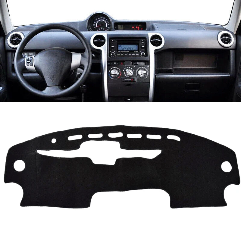 Car Dashboard Cover Dashmat Fit for Scion xB Toyota bB NCP3 Great Wall Hover M2 Coolbear Left Hand Drive Black Polyester