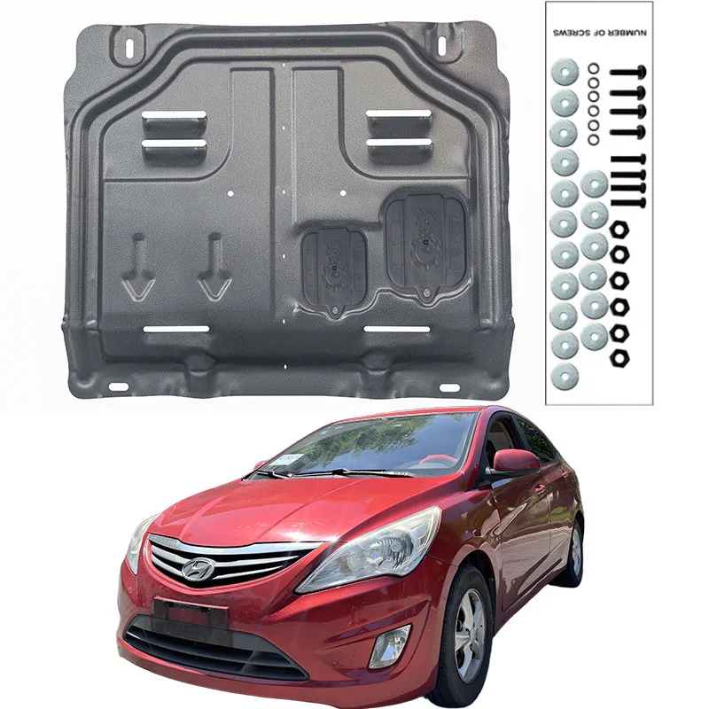 

Higher Quality Alloy Under Engine Guard Mudguard Board Splash Shield Mud Fender Plate Panel For Hyundai Verna 2010-2016 1.4L