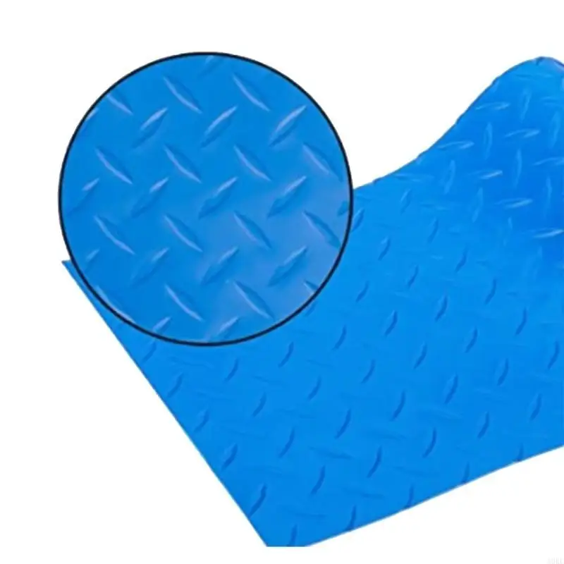 A0KE Wear Resistant Pool Liner Reusable Stairs Ladder Pad Non-Slip Texture Step Mat Swimming Pool Bunk Bed Ladder Rubber Pad