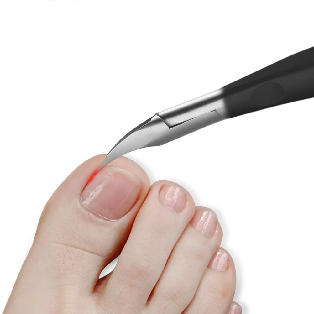 

2pcs Stainless Steel Nail Clippers Toenails Cutter Fingernails Grooming Kit Ergonomic Long Handle Durable Lightweight Portable