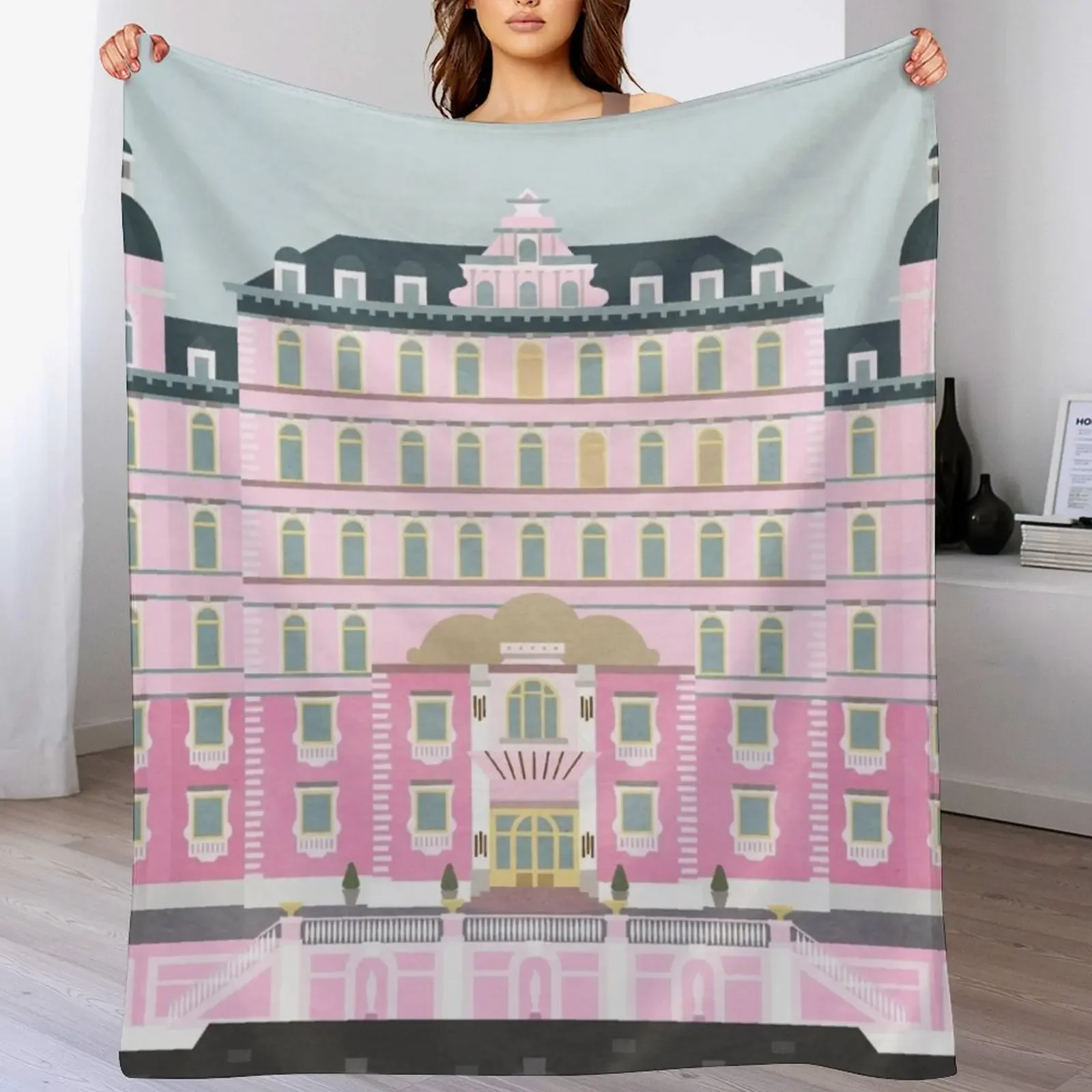 

Grand Budapest Hotel Throw Blanket warm for winter Decoratives Stuffeds Giant Sofa Blankets