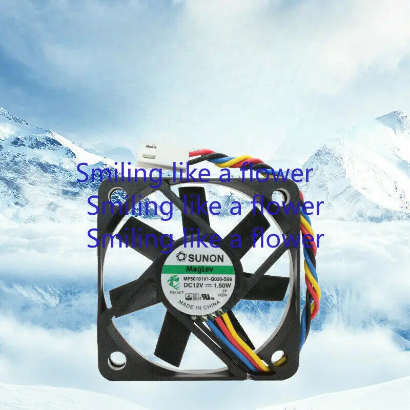 For CPU Cases Silent Cooling Fan MF50101V1-Q030-S99 12V 0.7A 50*50*10mm