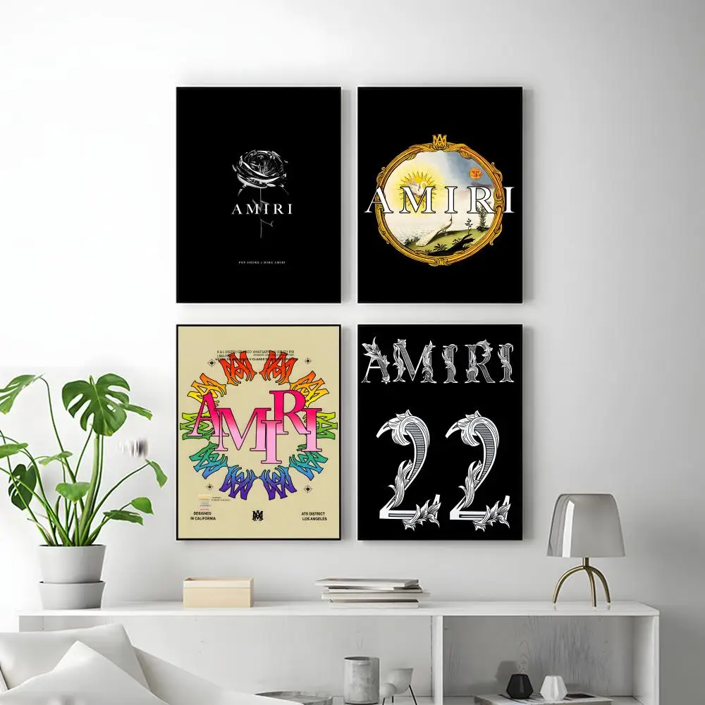 ملصق أميري الشهير عالي الدقة مقاوم للماء ذاتي اللصق - ديكور متعدد الاستخدامات لأي مساحة |   فكرة هدية مثالية