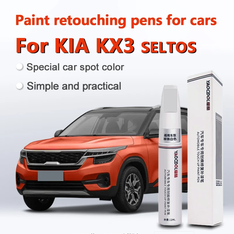 

For KIA kx3 Seltos Touch Up Paint Clear Bright Black Special for KIA kx3 Seltos Accessories Car Paint Scratch Repair Pen