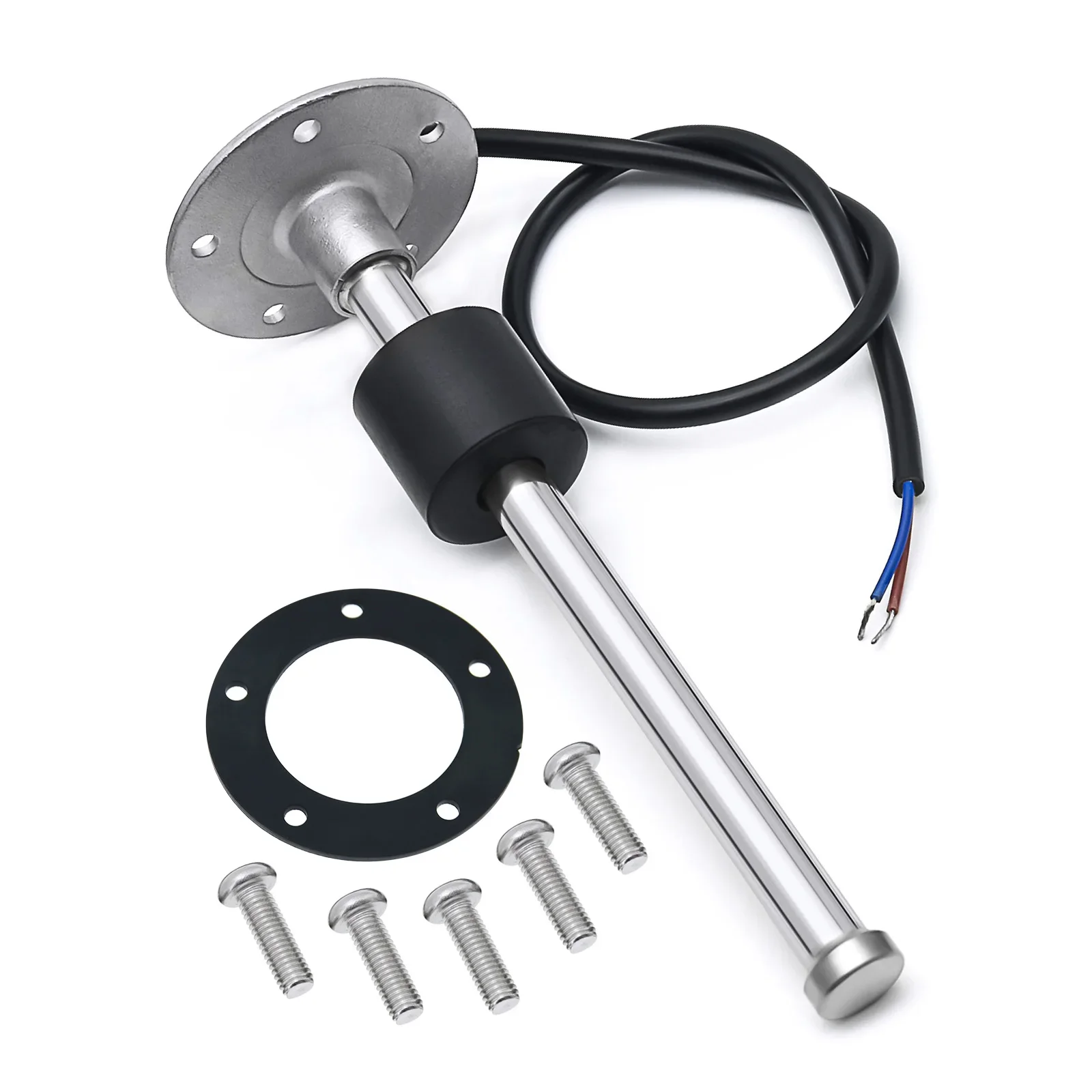0-190Ω Fuel Float Sensor Stainless Steel Fuel & Water Level Sensor Oil Tank Meter Sensor For Car Boat Water Tank Level Indicator