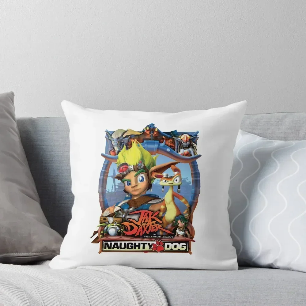 

Jak Daxter - Promo Throw Throw Pillow pillow pillowcase Luxury Cushion Cover luxury decor pillow