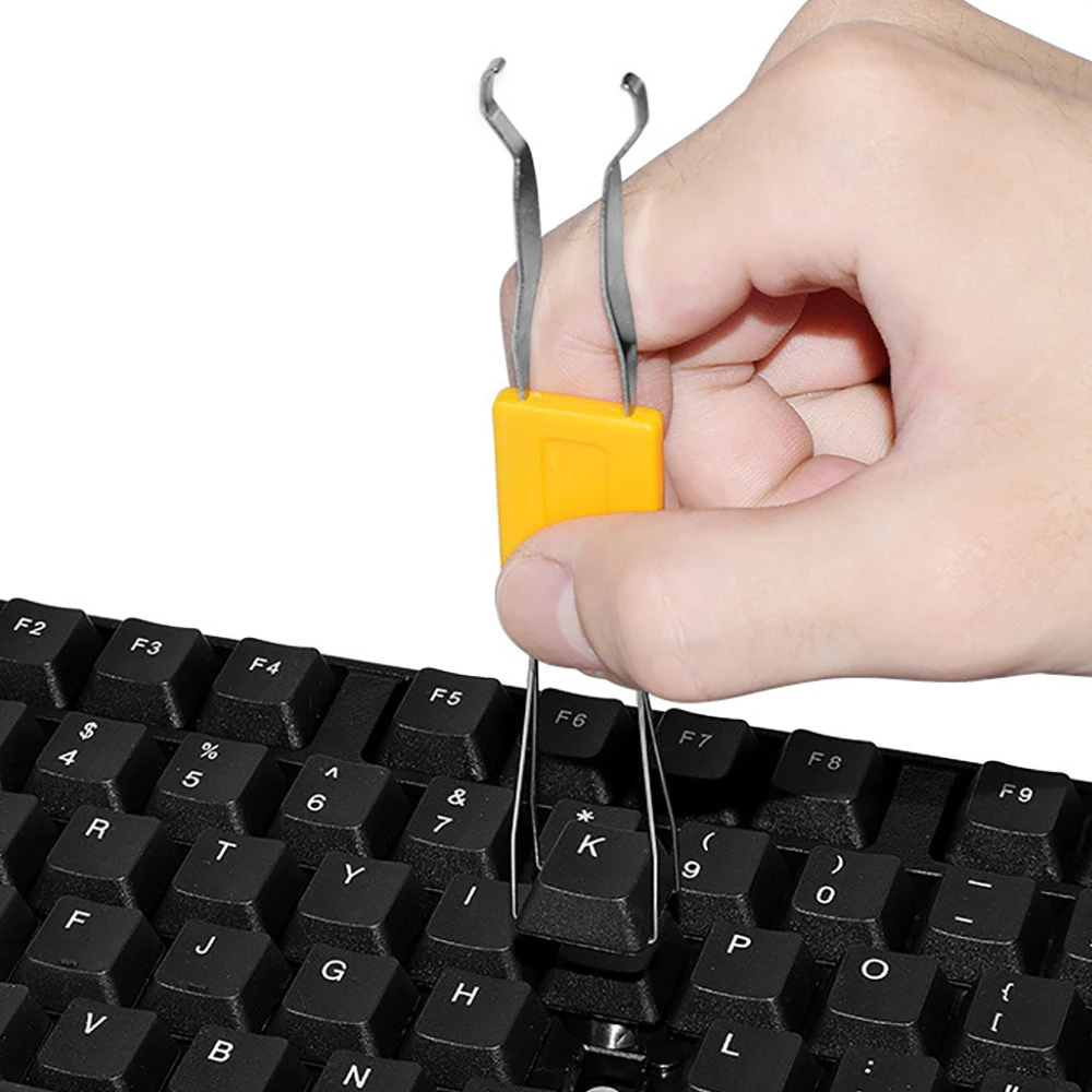 Keycaps Puller Accessories Unloading 2 In 1 For Gaming Keyboard Switches Remover Tool Universal Black Fixing Durable Easy Use