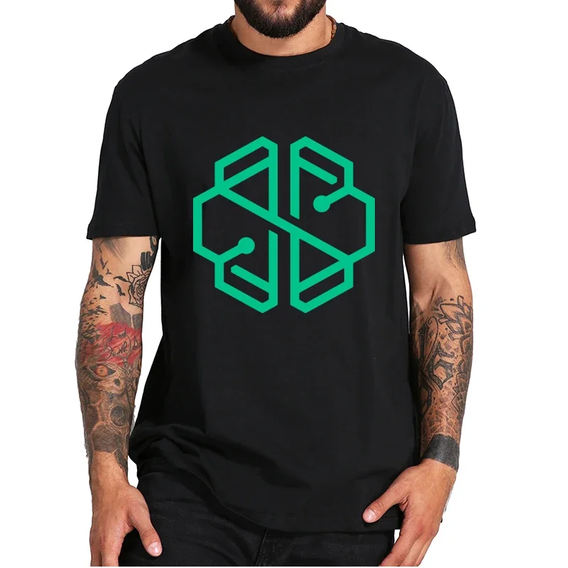 Crypto Meme Coin Token Geek Gift Tee Tops Comfortable 100% Cotton Casual Unisex T-shrit Swissborg T Shirt  EU Size