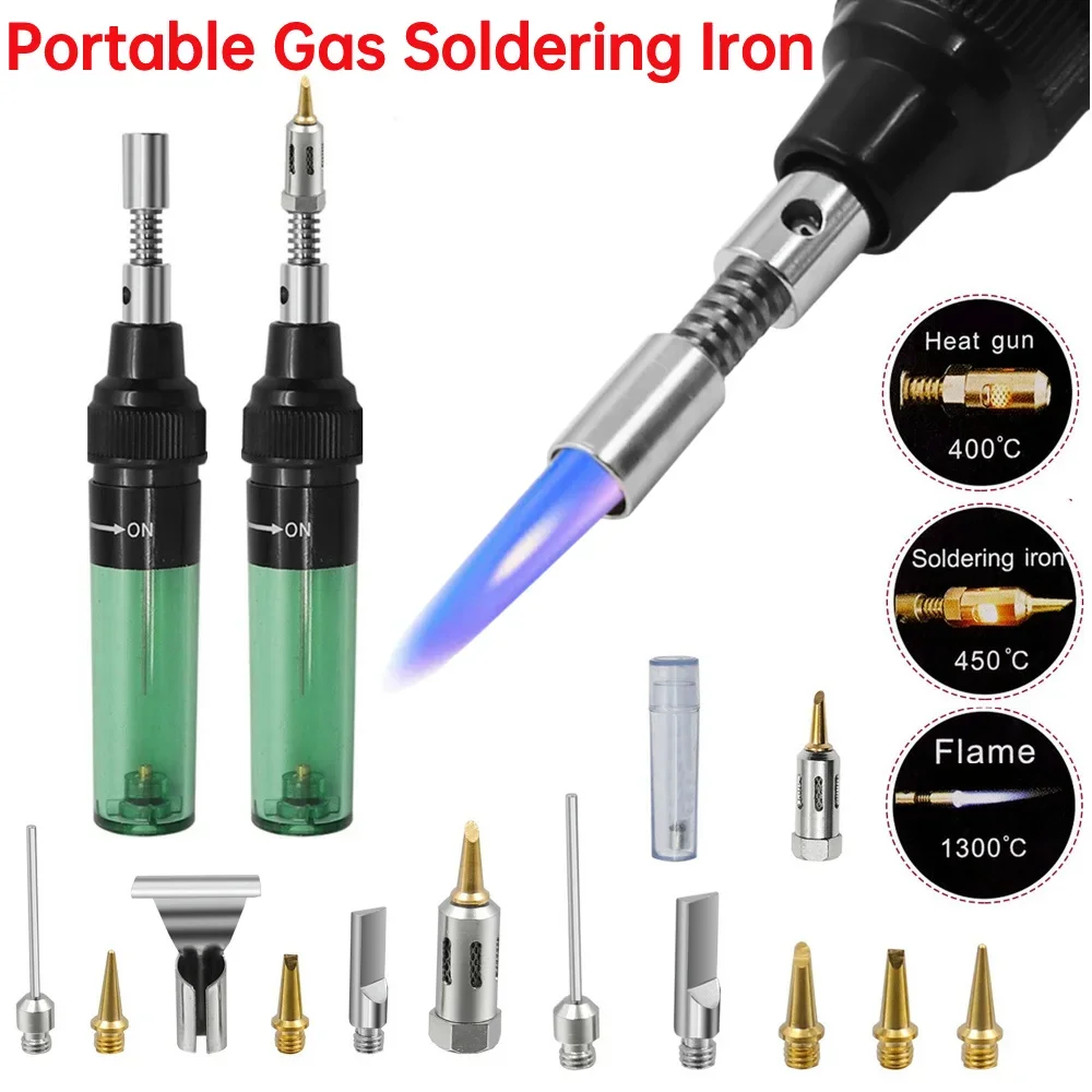 Portable Gas Soldering Iron Pen Professional Small Gas Welding Soldering Irons Household Heat-resistance Practical Accessories