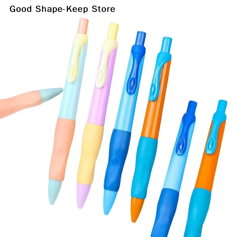 dailyMechanical Pencil Set 2.0mm 4Pcs Posture Correction Break-Resistant Lead for Students Note Taking Exam Writing
