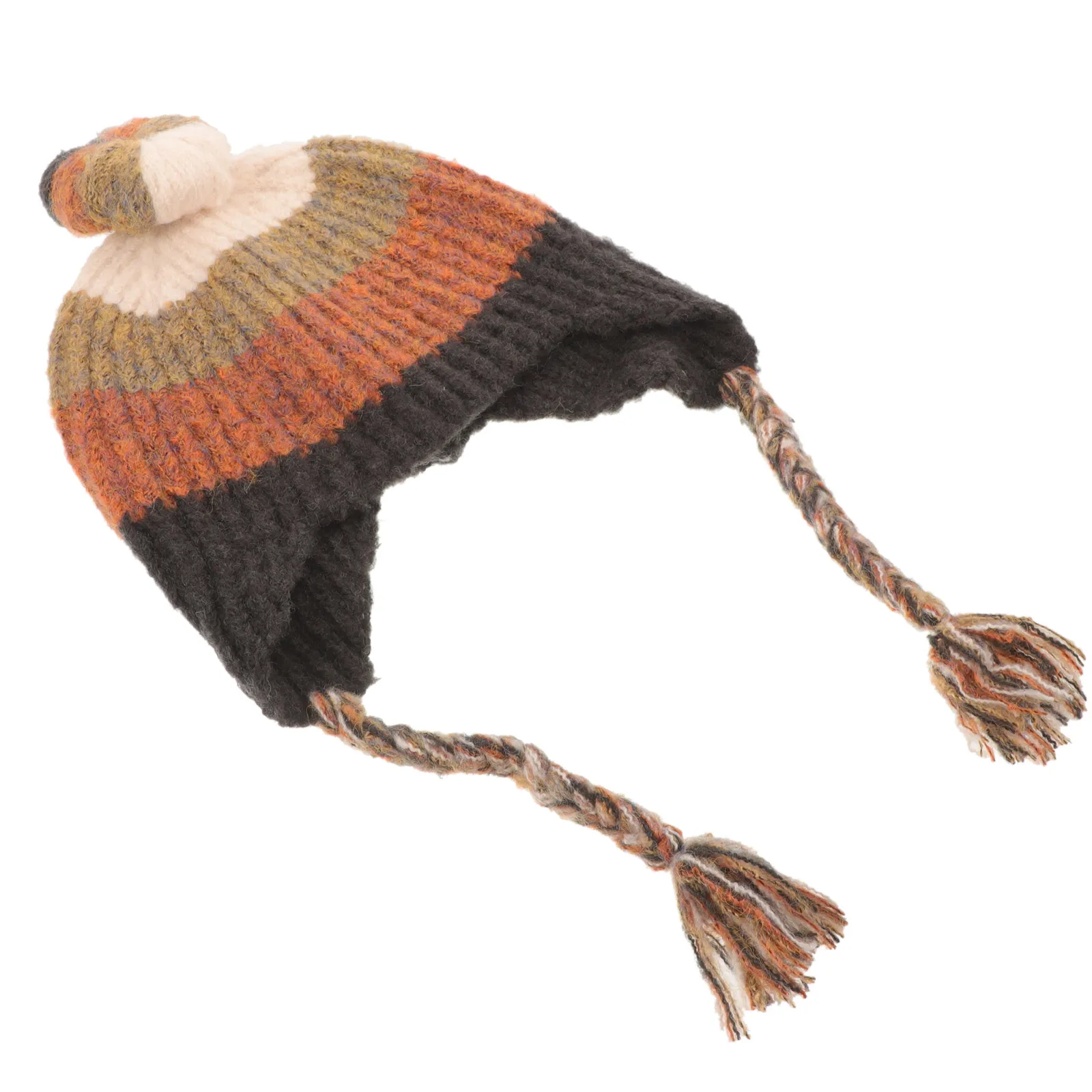 

Warm Knitted Hat with Earflaps for Women Winter Beanie Soft Comfortable Outdoor Daily Wear Gift Warm Knitting Hat for Cold