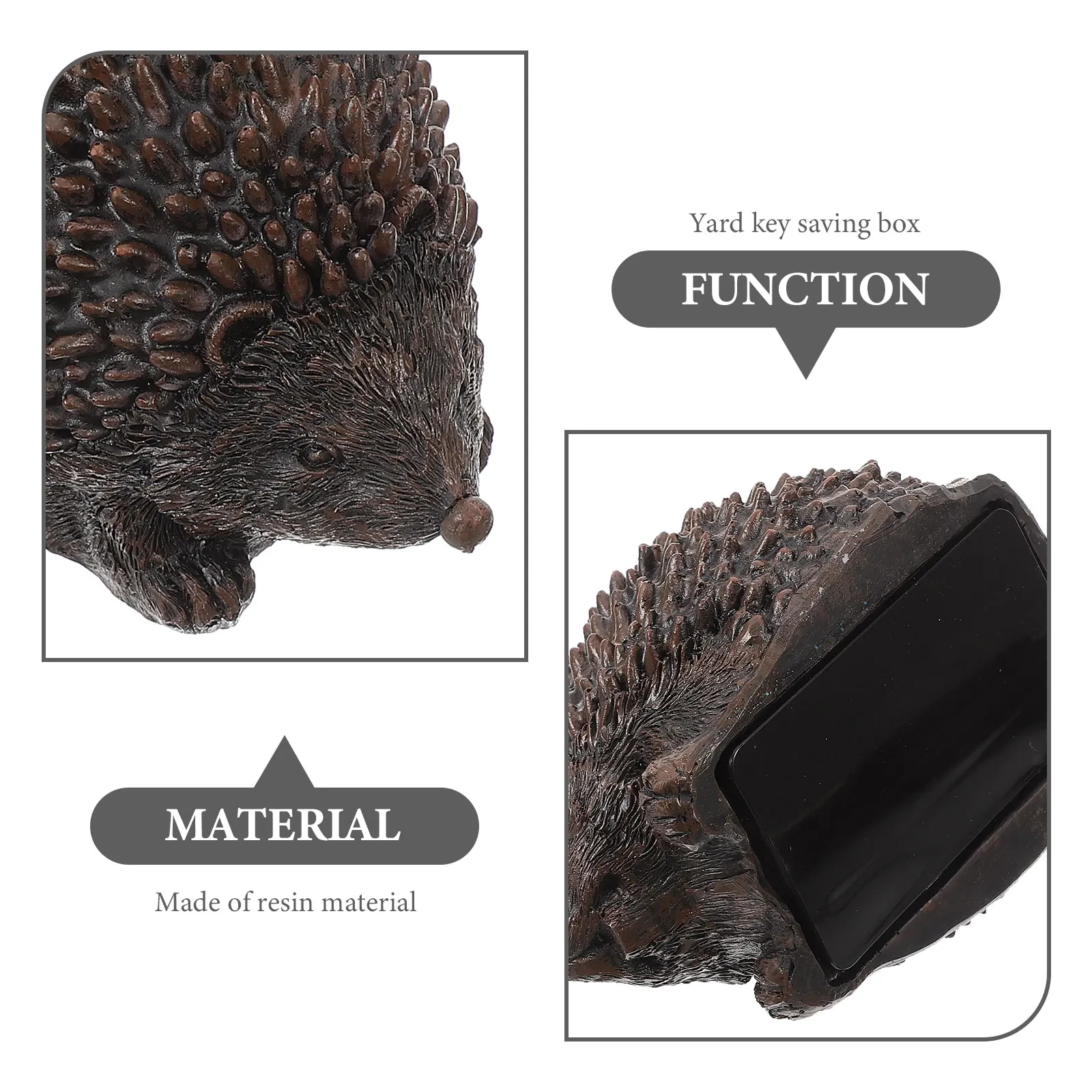 

Outdoor Resin Hiding Box Durable Safe Hidden Key Hidden Key Holder For Outside Holder Garden Statue Craft Storage Container