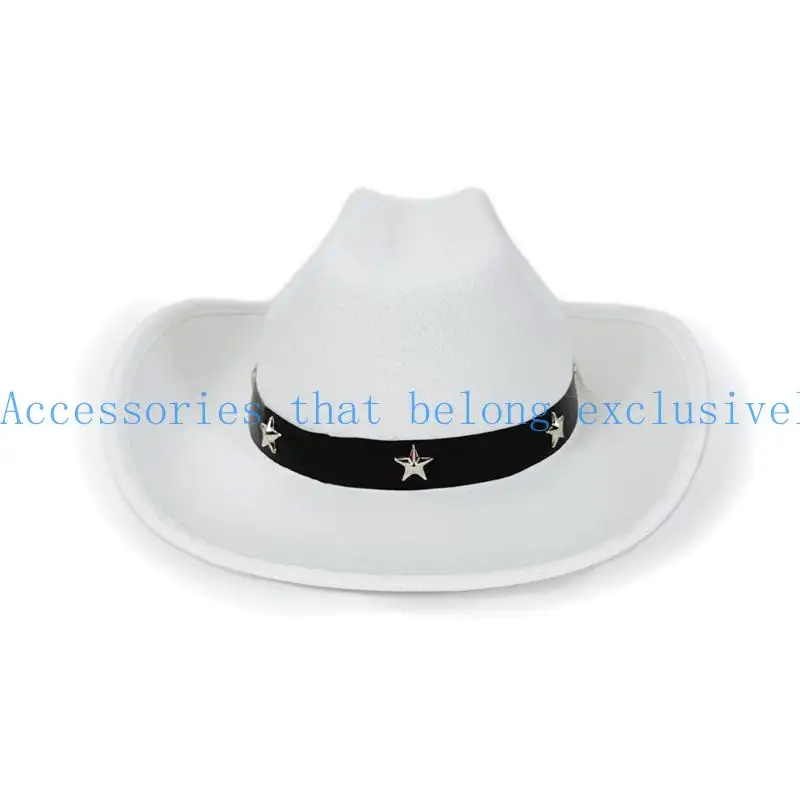 

31BB Equestrian Hat Cowboy Hats for Children with Stylish Star Detail Ages 3-12