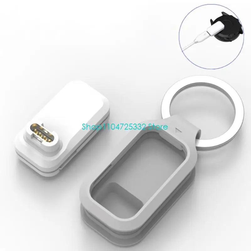 Adaptador carregamento P5EA Adequado para relógios inteligentes portador chaveiro magnético Antrescratch Sleeve Touve