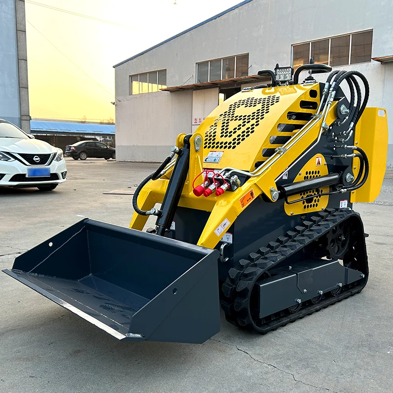 Customized High quality mini skid steer loader Epa/Euro 5 small household multi-purpose machinery for sale at wholesale price