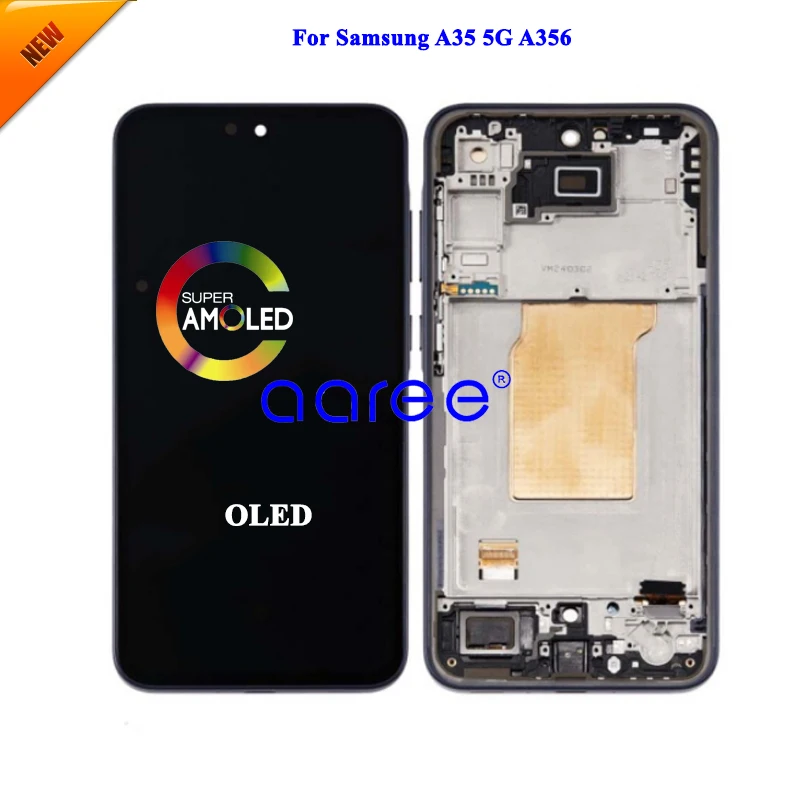 AMOMLED OLED LCD Screen For Samsung A35 A356 LCD For Samsung A35 5G A356 LCD Screen Touch Digitizer Assembly