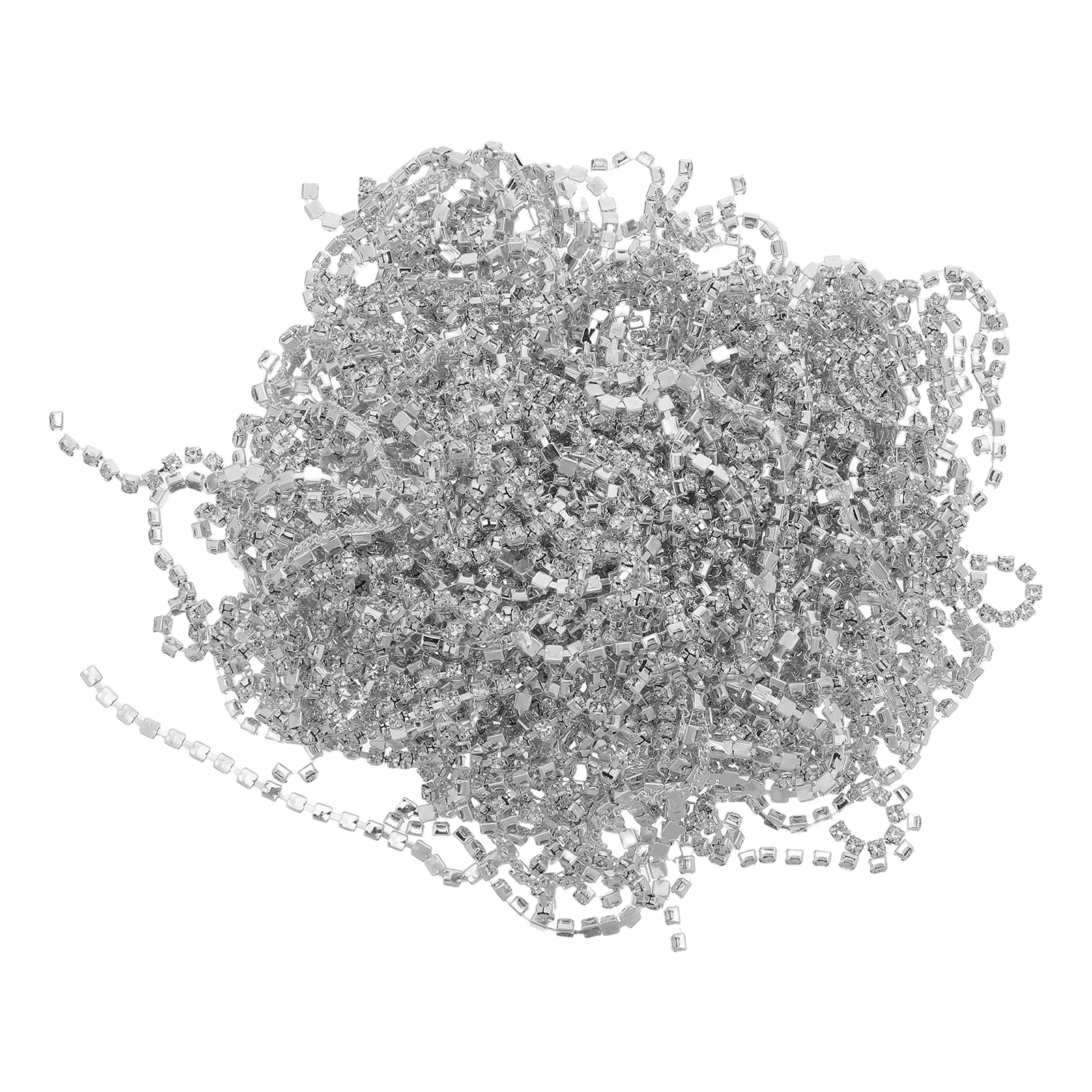 

2 Yard Rhinestone Chain Fringe Sparkle Tassel Trim for Sewing Crafts DIY Fashion Jewelry Handbags Home Decor Decoration