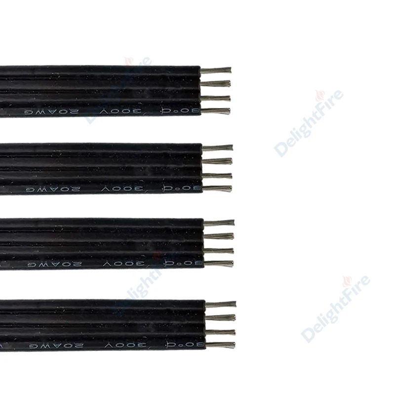 4 Pin LED Extension Cable Tinned Copper 5/10/20/30/50/100m 18/20/22AWG Electrical Extension Wire For 5050 RGB LED Strip Light