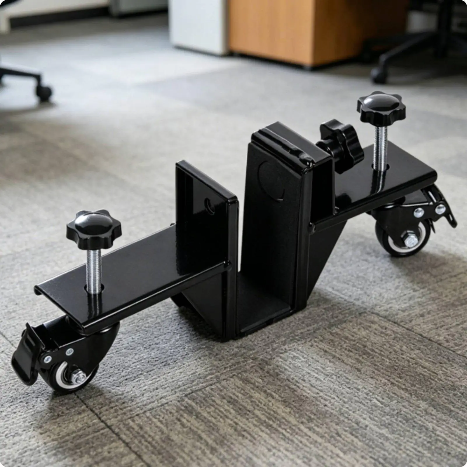 Adjustable Door Dolly Lockable Wheels Panel Dolly for Warehouse